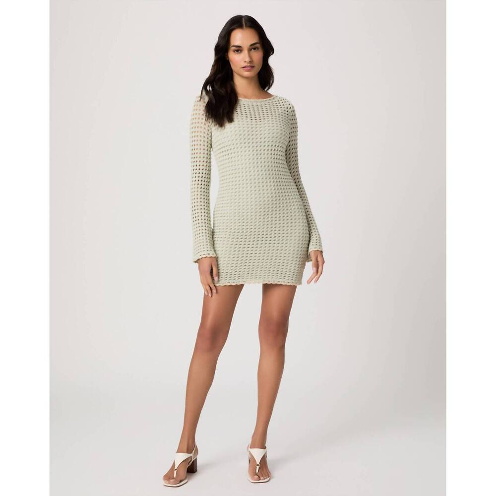 NEW PAIGE ariel mini dress in sea mist - Picture 3 of 6